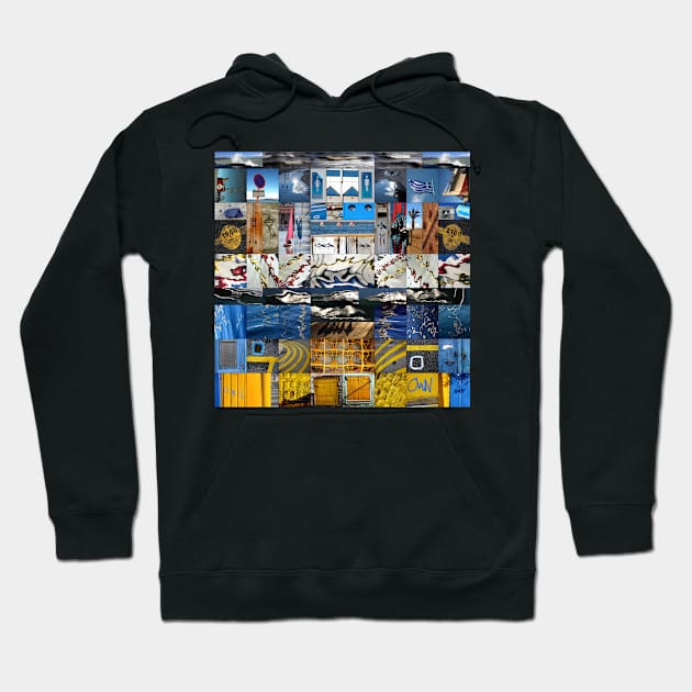 Heraklion-Sailing Harbour Hoodie by mister-john